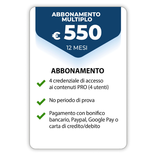 Abbonamento multiplo